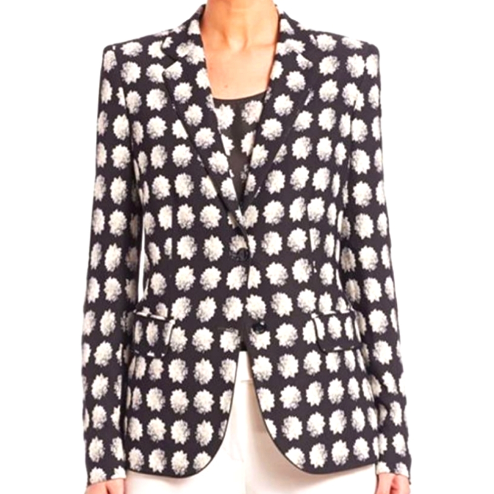 Max Mara Venere Floral Print Blazer